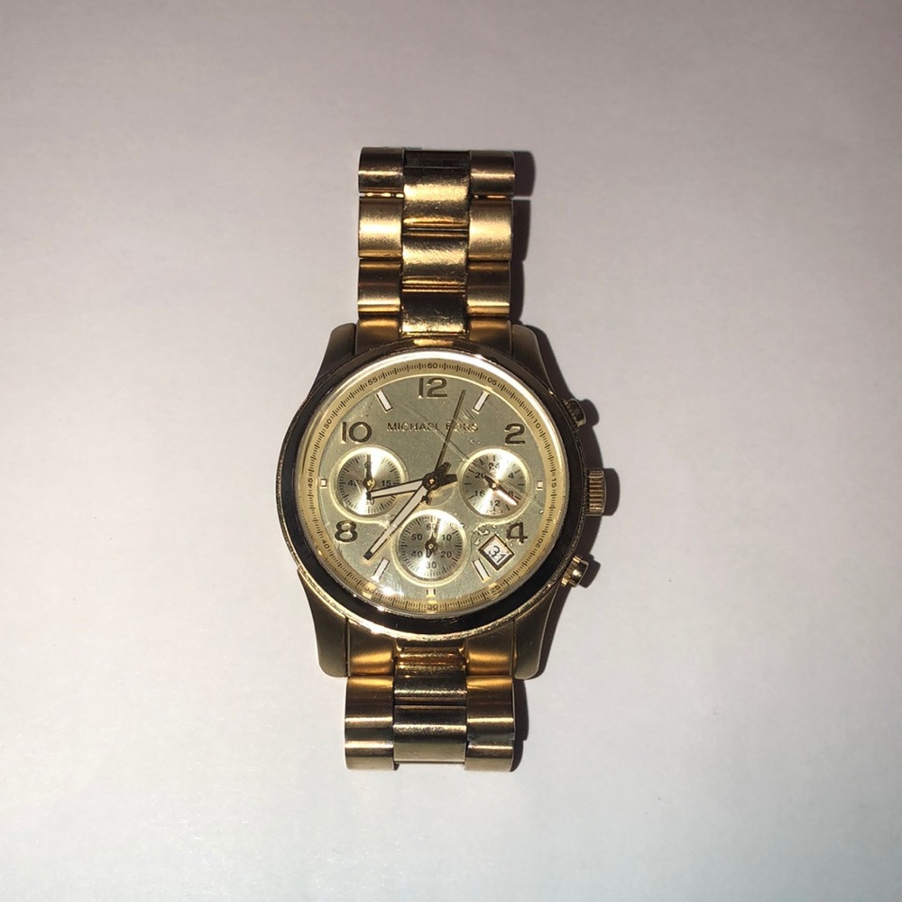 Micheal kors gold tone watch